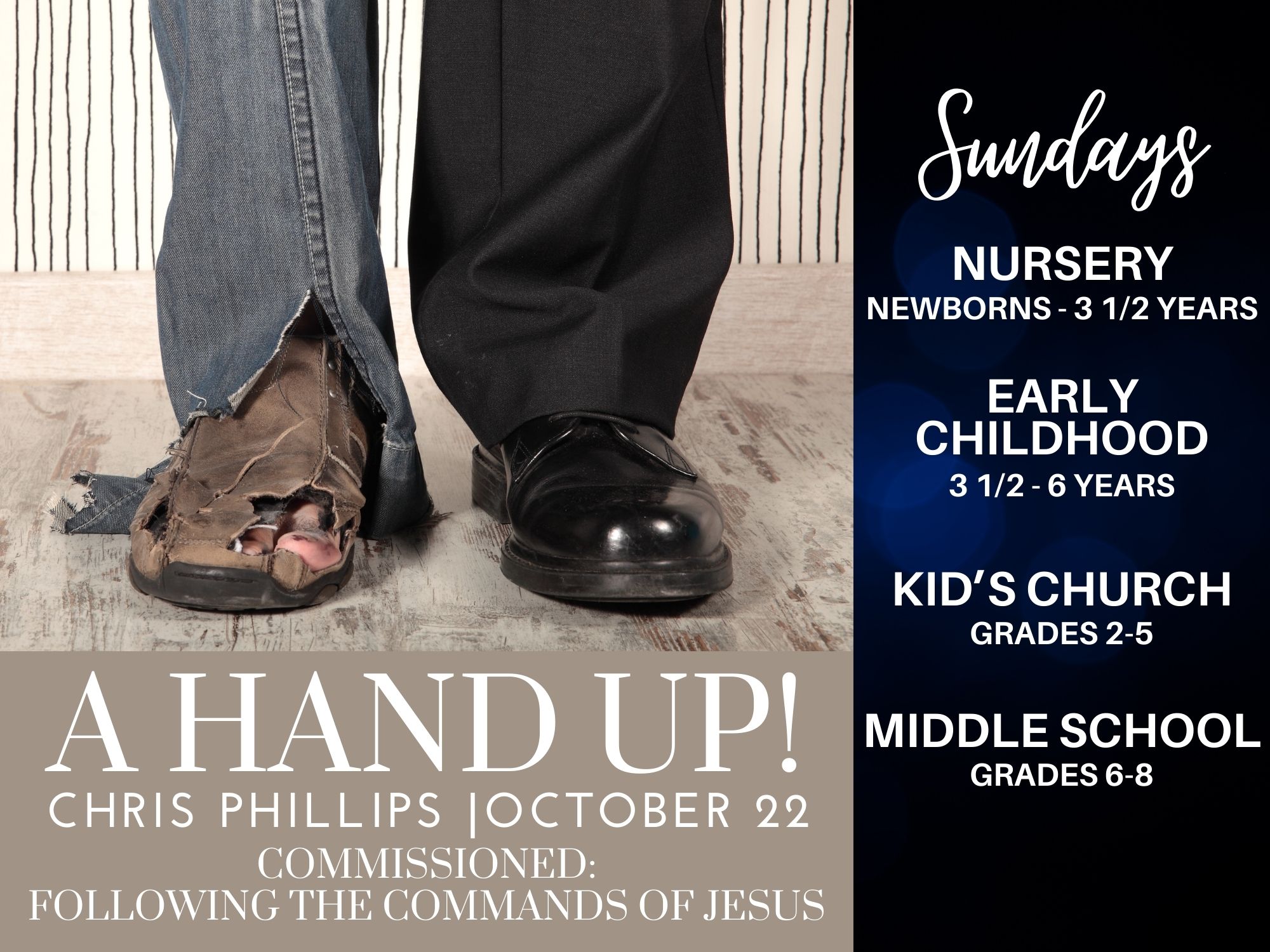 Featured image for ““A Hand Up!” – October 22, 2023”