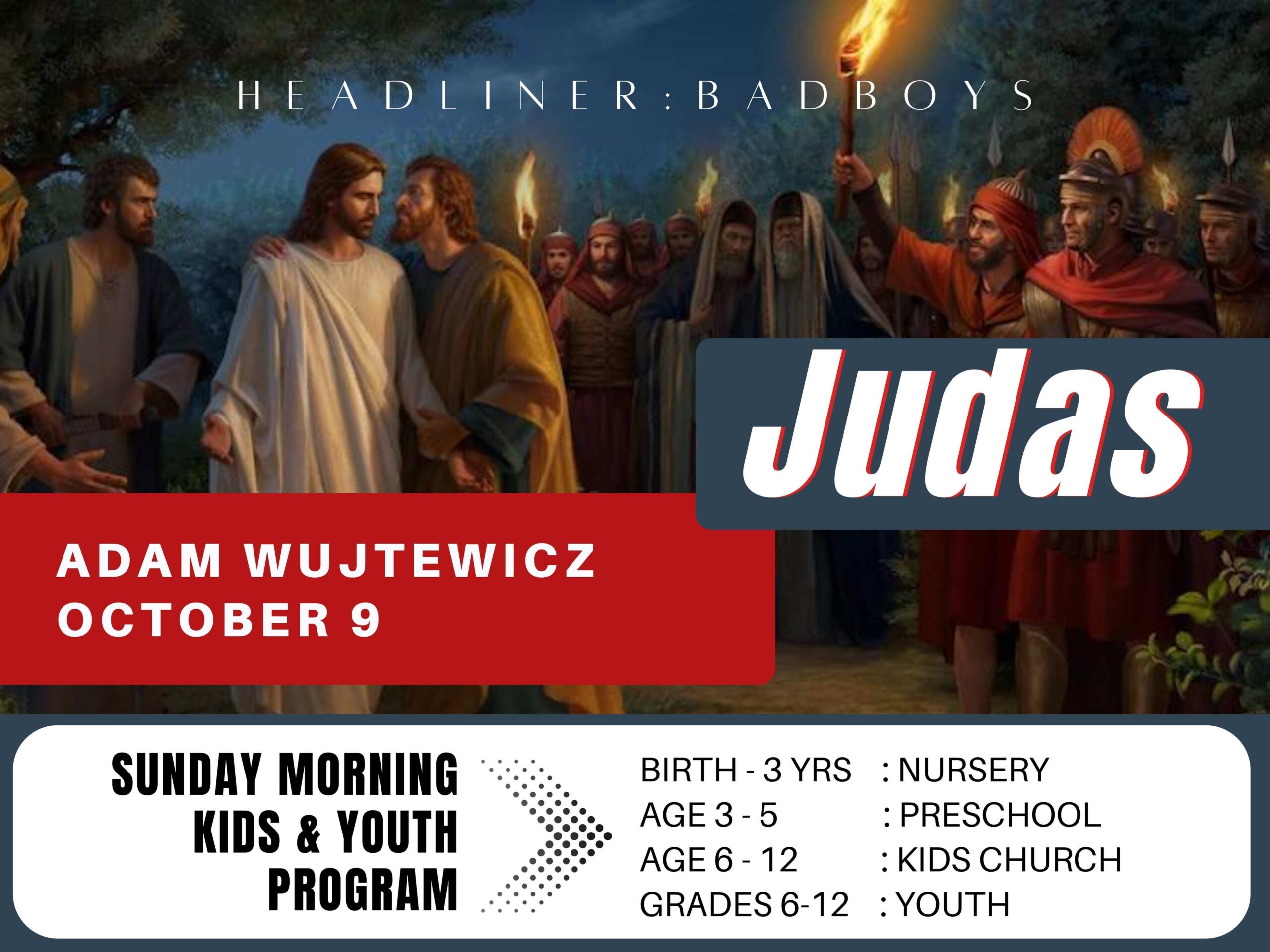 Featured image for ““Judas” – October 9th 2022”