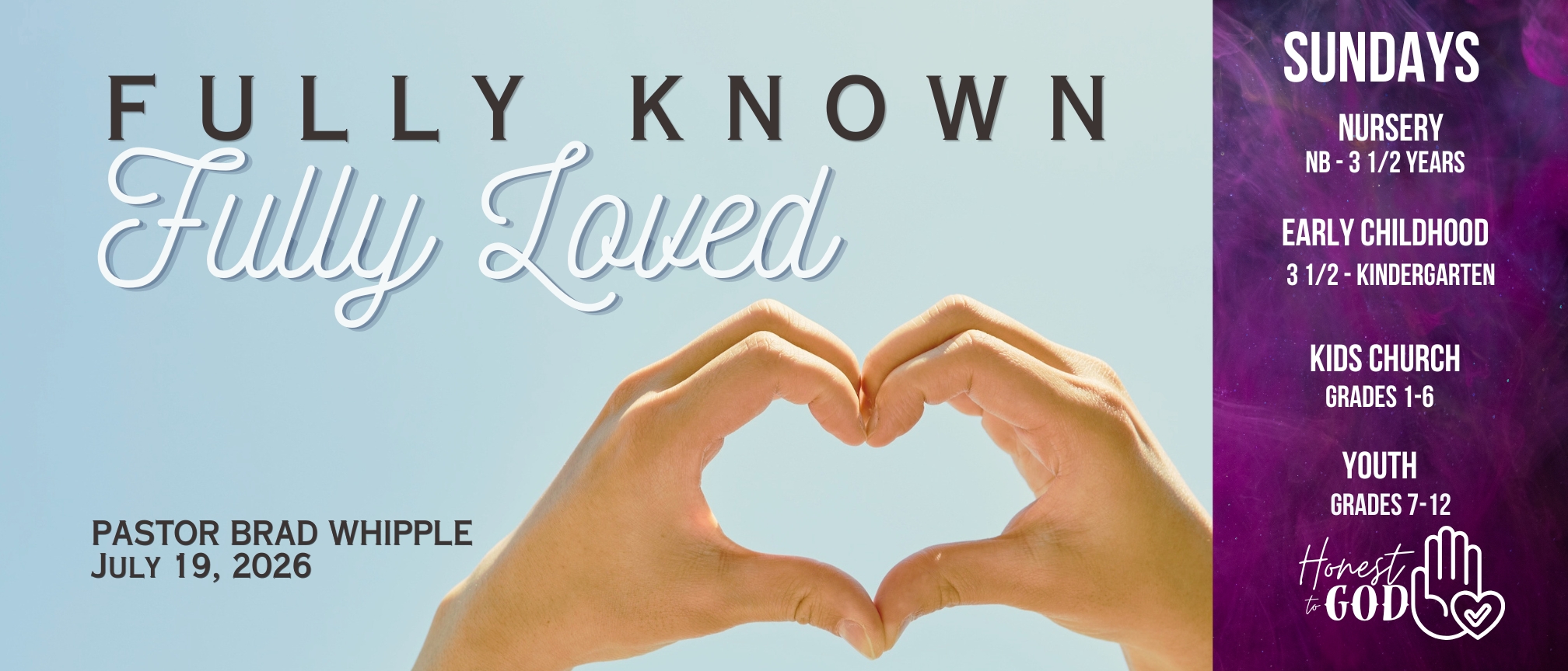 Featured image for “Psalm 139 Fully Known, Fully Loved – July 19th 2026”