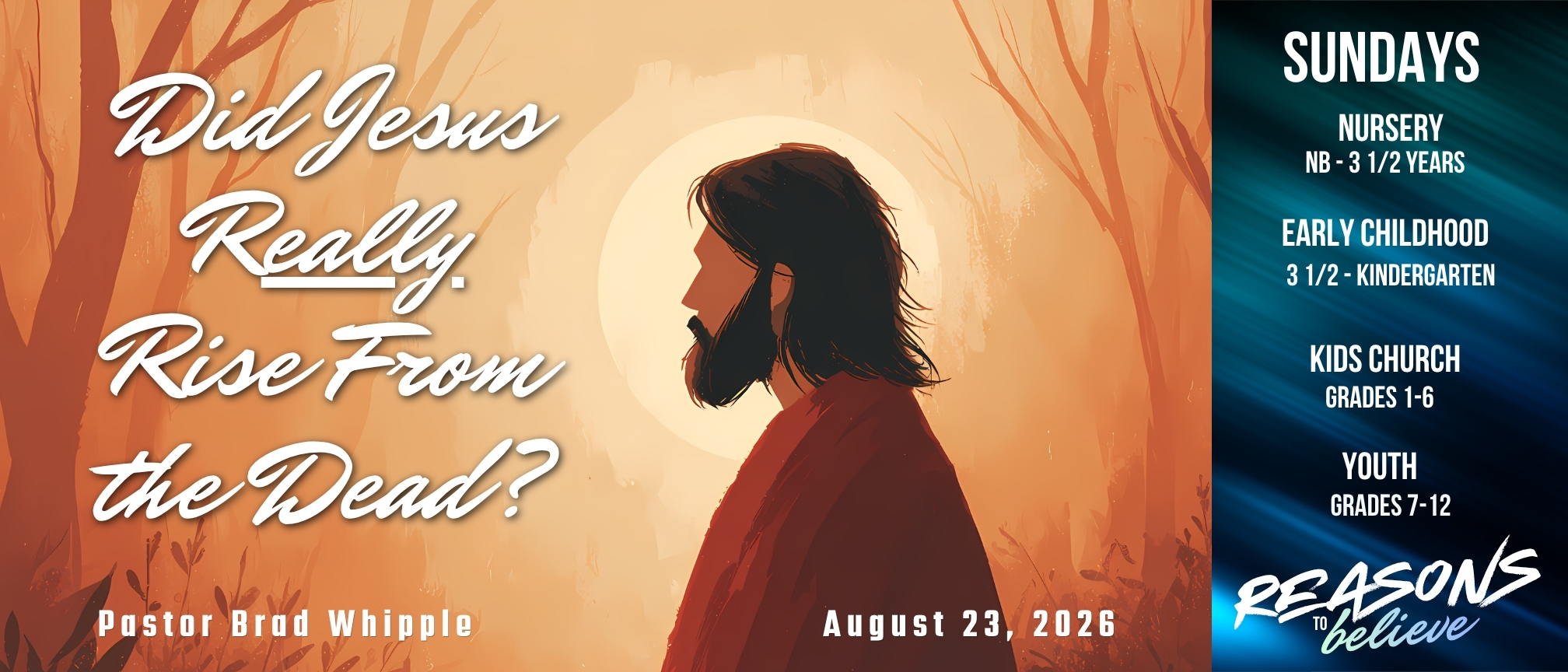 Featured image for “Did Jesus Really Rise from the Dead?- August 23, 2026”